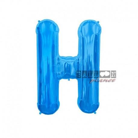 Pallone Lettera H Blu 40 cm