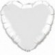 Pallone Cuore Jumbo Argento 80 cm