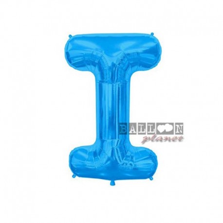 Pallone Lettera I Blu 40 cm