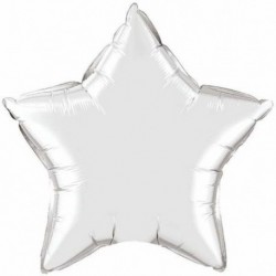 Pallone Stella Jumbo Argento 90 cm
