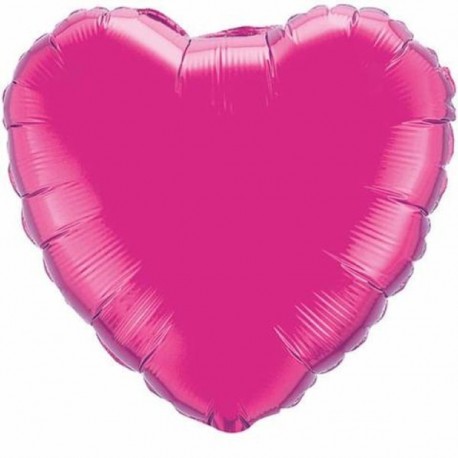 Pallone Cuore Jumbo Fucsia 80 cm