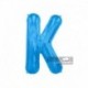 Pallone Lettera K Blu 40 cm