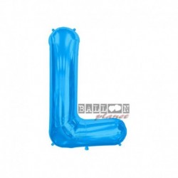 Pallone Lettera L Blu 40 cm