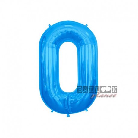 Pallone Lettera O Blu 40 cm