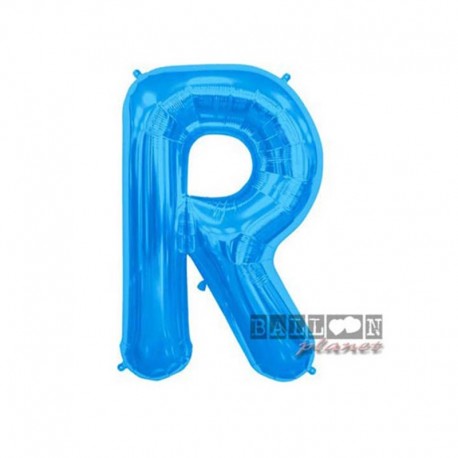 Pallone Lettera R Blu 40 cm