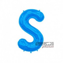 Pallone Lettera S Blu 40 cm