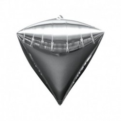 Pallone Diamante Argento 40 cm