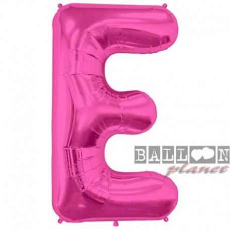 Pallone Lettera E Fucsia 90 cm