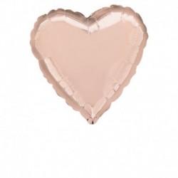 Pallone Cuore Rose Gold 45 cm