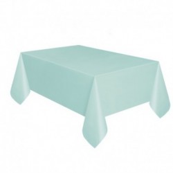 Tovaglia Plastica Verde Menta 137x274 cm