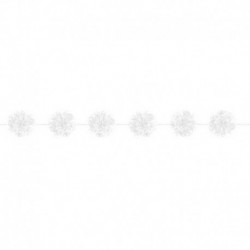 2 Ghirlande Fluffy Bianche 360 cm