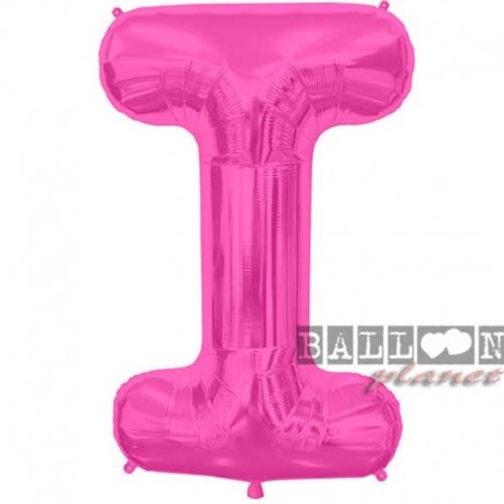 Pallone Lettera I Fucsia 90 cm