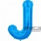 Pallone Lettera J Blu 90 cm
