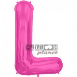 Pallone Lettera L Fucsia 90 cm