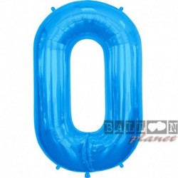 Pallone Lettera O Blu 90 cm