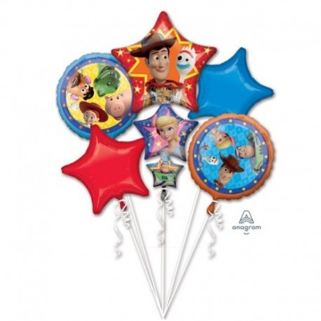 5 Palloni Bouquet Toy Story