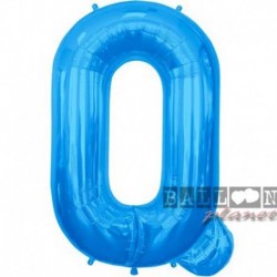 Pallone Lettera Q Blu 90 cm