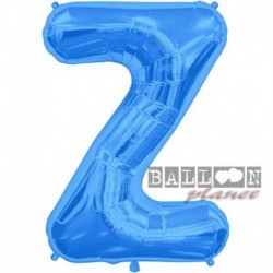 Pallone Lettera Z Blu 90 cm