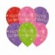 6 Palloncini Lattice Happy Birthday 30 cm