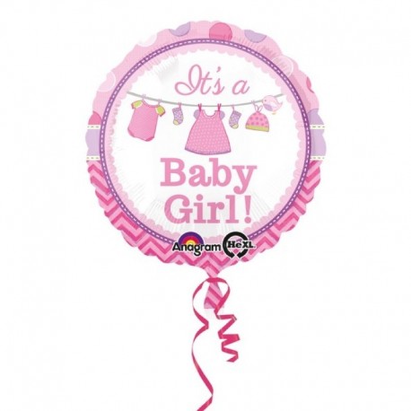 Pallone Shower With Love Girl 45 cm
