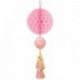 Festone Pendente Sfera Oh Baby Girl 75 cm
