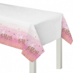 Tovaglia Plastica Oh Baby Girl 137x254 cm