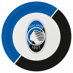 8 Piatti Tondi Carta Atalanta 23 cm