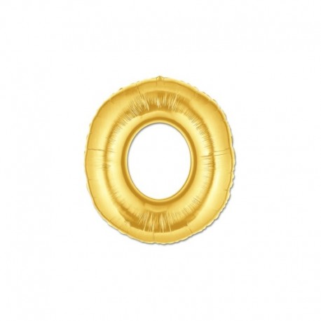 Pallone Lettera O Oro 20 cm