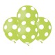 Palloncini Pois Verde Lime 12 cm