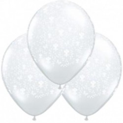 Palloncini Flowers White 40 cm