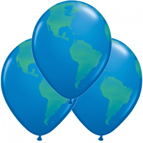 Palloncini Pianet Terra 40 cm