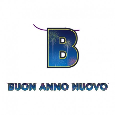 Festone Buon Anno Nuovo 600 cm