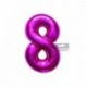 Pallone Numero 8 Fucsia 40 cm