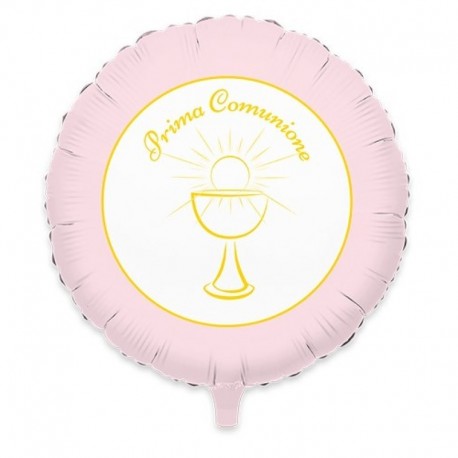 Pallone Rosa Comunione 60 cm