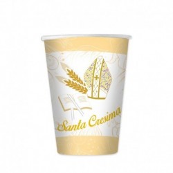 8 Bicchieri Carta Cresima 200 ml