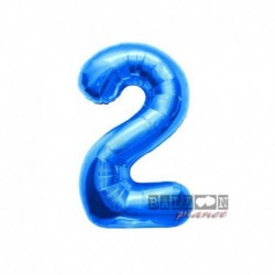 Pallone Numero 2 Blu 40 cm