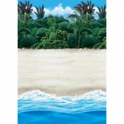 Fondale Spiaggia Tropicale 12x1 mt