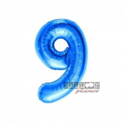 Pallone Numero 9 Blu 40 cm