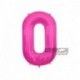 Pallone Numero 0 Fucsia 40 cm