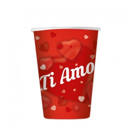 10 Bicchieri Ti Amo 266 ml