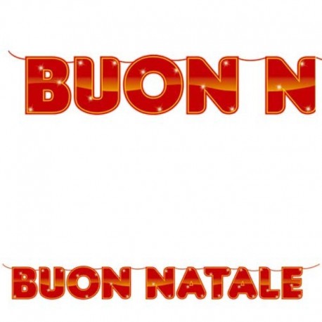 Festone Buon Natale 600 cm