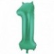 Pallone Numero 1 Verde 90 cm