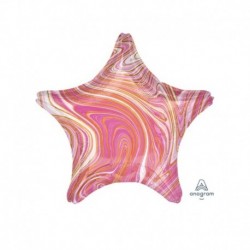 Pallone Stella Marblez Rosa 45 cm