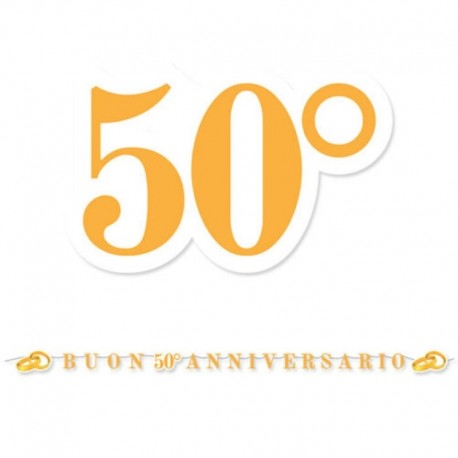 Festone 50° Anniversario 600 cm