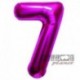 Pallone Numero 7 Fucsia 90 cm