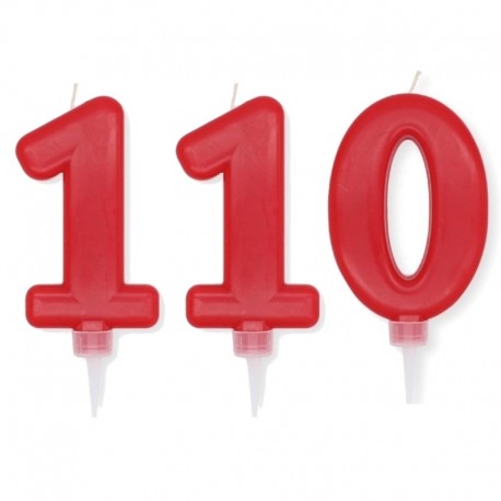 Candela Plump Rossa Numero 110