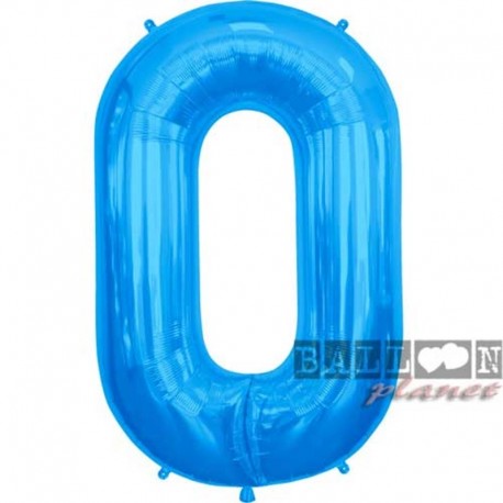 Pallone Numero 0 Blu 90 cm