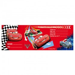 20 Inviti Blocchetto Cars
