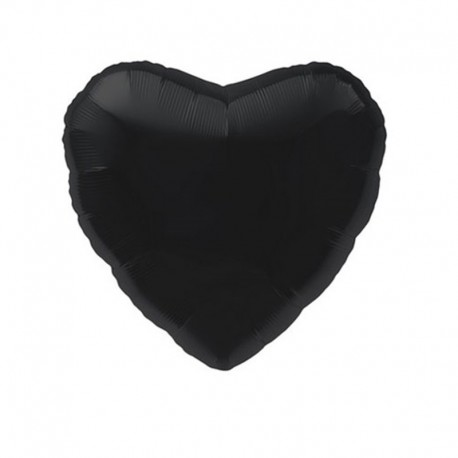 Pallone Cuore Nero 45 cm