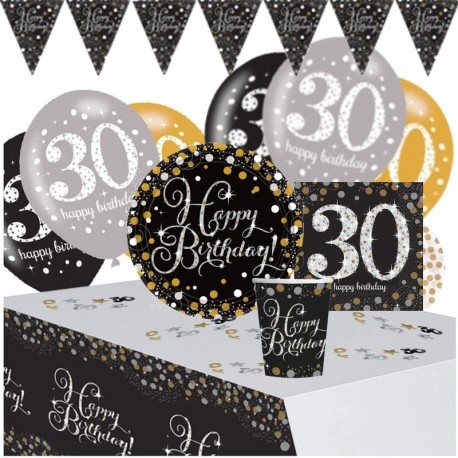Set Festa 30 Anni Happy Birthday 41 pz 